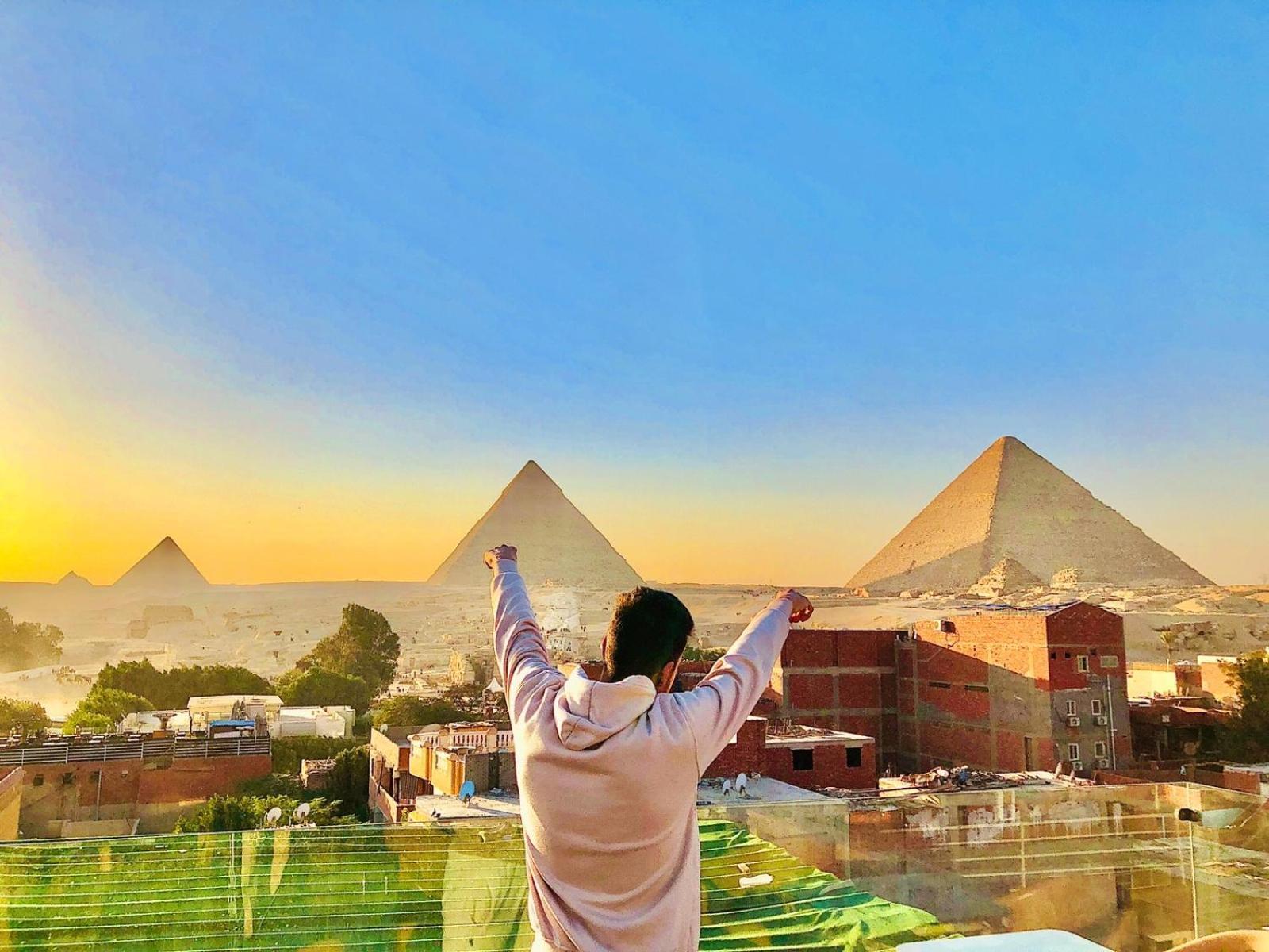 Magic Pyramids View Cairo